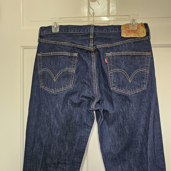 Men's 501 Levi's WPL 423 Button Fly Jeans Size 36x36 - Picture 11 of 16